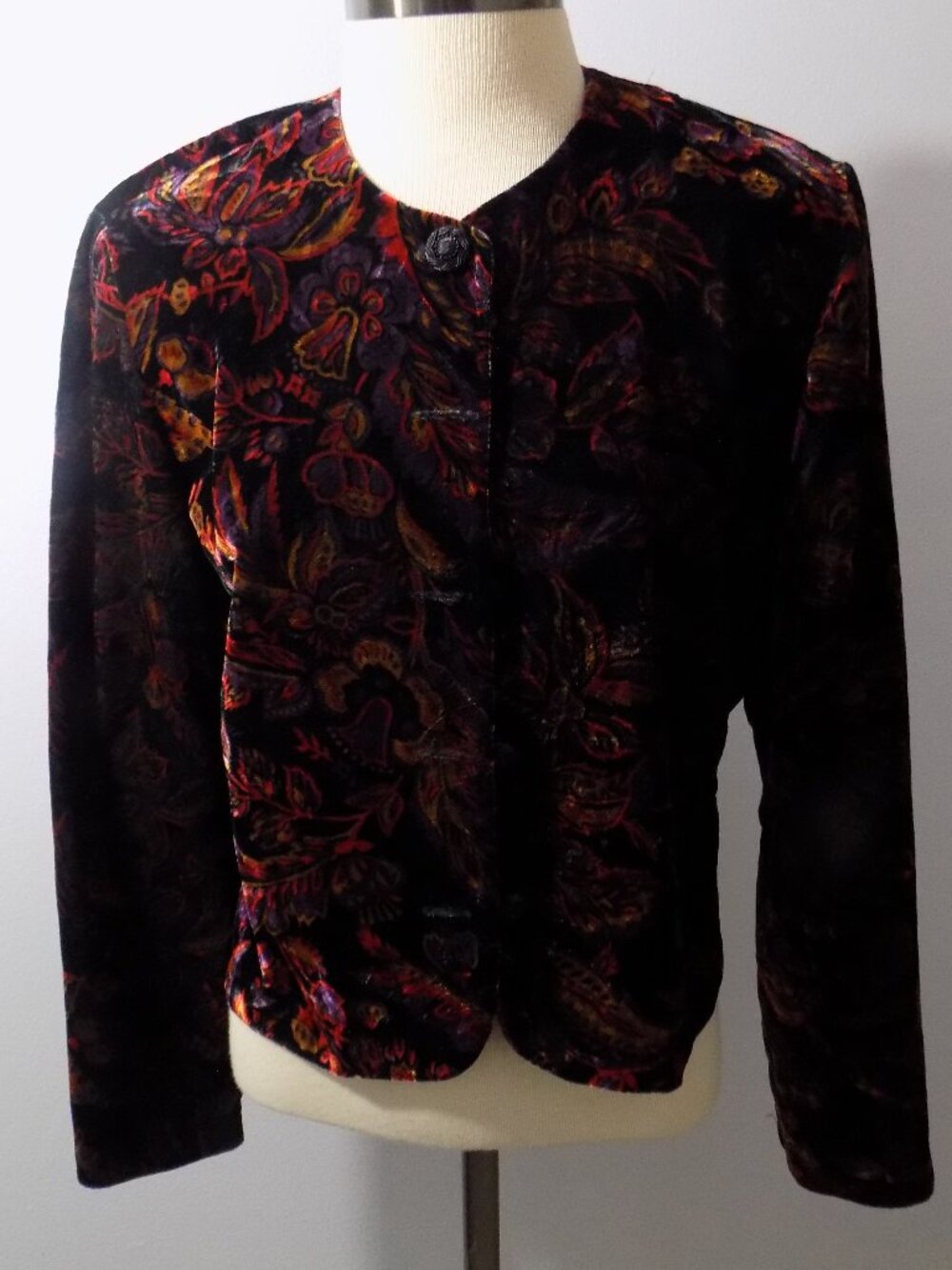Velour dress jacket
